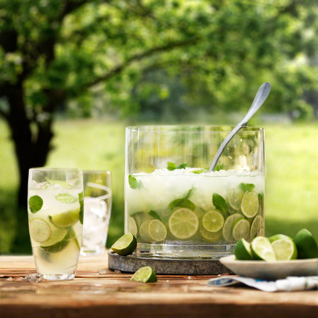 editorial stilllife of a pitcher of mojitos